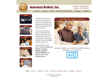 Tablet Screenshot of insurancebrokersinc.com